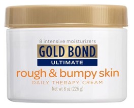Gold Bond Ultimate Rough and Bumpy Skin Daily Therapy Cream Moisturizer 8 Fl Oz - £7.43 GBP