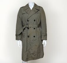 Vintage Military All Weather Trench Coat Jacket Mens 38R Sterlingwear of... - €45,32 EUR