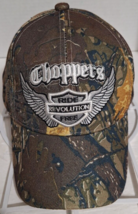 Choppers Camo Hat Camouflage Hook Loop Baseball Embroided Ride Free Revo... - $10.67