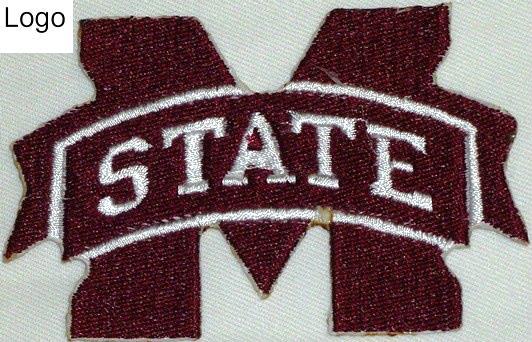 Mississippi state Logo Iron On Patch