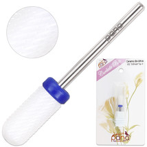 Pana 3/32&quot; Shank Size - Ceramic White Smooth Top Small Barrel Bit Nail Drill (M) - £15.71 GBP