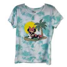 Minnie Mouse Womens Disney T-Shirt Multicolor Crew Neck Short Sleeve Sum... - £17.18 GBP