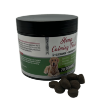 Treats for Dogs Calming Hemp Treats Organic Hemp Natural 180 chews (pack of 3) - £23.59 GBP