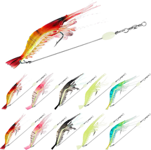 10PCS Saltwater Fishing Lures Shrimp Baits Set - £11.96 GBP