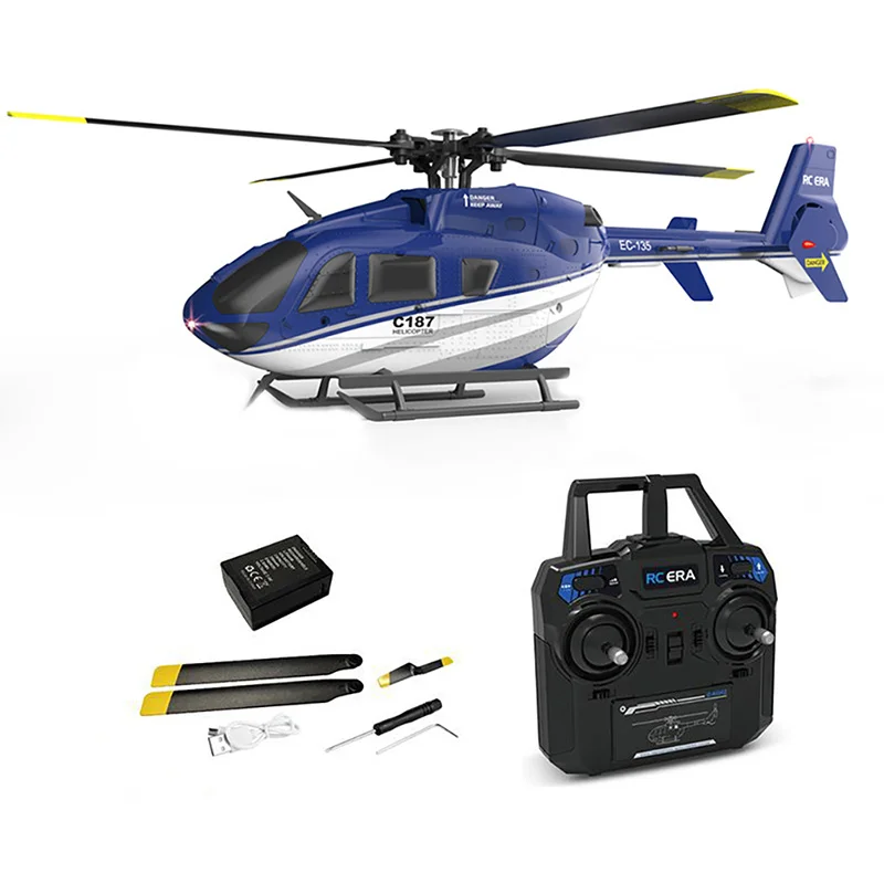 RC EAR C187 Pro 4CH 6-Axis Gyro Altitude Hold Flybarless EC135 Scale RC - £103.92 GBP+