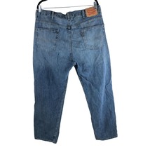 Levis Mens Jeans 550 Relaxed Fit Medium Wash 100% Cotton 40x32 Measures 38x31.5 - £18.88 GBP