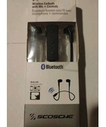 Scosche BT100 Rechargeable Bluetooth Wireless Earbuds Headphones-New In Box - $5.88