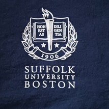 T Shirt Suffolk University Boston MA Long Sleeve Cotton Adult Size M Medium - $15.00