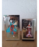Vintage Geisha Mirror Shadow Box Set - $758.18 MXN