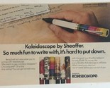 Kaleidoscope by Sheaffer Print Ad vintage pa6 - £5.51 GBP