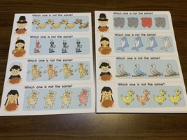 Pilgrim &amp; Native Americans - FIND THE SAME - Cards for Learning Center  - £9.24 GBP