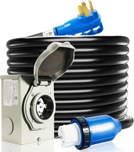 15Ft Generator Cords 50 Amp, 125V/250V Generator Power Cord Nema14-50P/Ss2-50R - £131.55 GBP