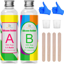 Silicone Mold Making Kit - Liquid Translucent Silicone Rubber for Silico... - £16.77 GBP