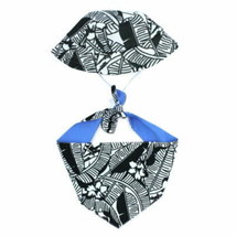 Vibrant Life Bucket Hat &amp; Bandana  B&amp;W Tropical  XXS/XS - $10.87