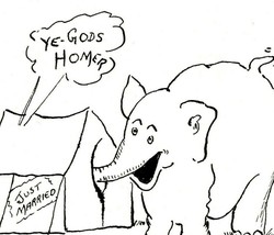 Artist Signed Honest John Comic Ye Gods Homer Postcard UNP Vtg Chrome Postcard - £2.76 GBP