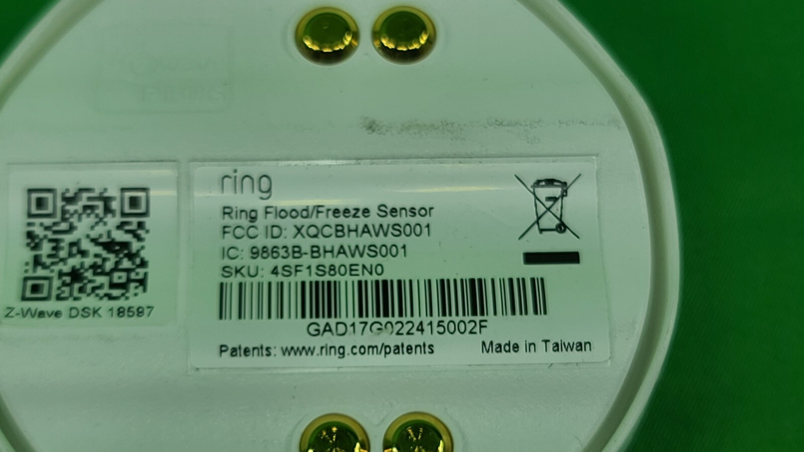 Ring Flood and Freeze Sensor for Ring Alarm System Item image 5