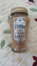 Vintage Premier Pure Ground Garlic Bottle - $8.36