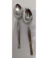 Pfeiffer Mangasil Germany Stainless Flatware Set 2 Place Soup Spoons 7&quot;L   - £10.08 GBP