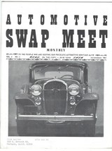 Automotive Swap Meet Monthly Magazine November 1967 Roadster Model-T Mod... - $10.88