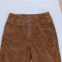 NOBO Women's Brown Corduroy Jeans High Waisted Sculpted Skinny Juniors 9 (26×27) image 12