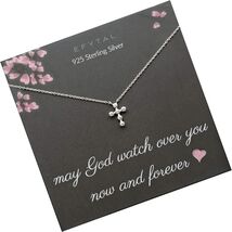 An item in the Antiques category: Baptism Gifts for Girl, Sterling Silver Dainty CZ