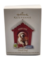 Hallmark Keepsake Ornament Good Dog! Christmas Tree Photo Holder 2011 In Box - £9.57 GBP