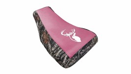 Fits Honda Rancher 350 Seat Cover 2001 To 2006 Pink Top With Logo Camo Side TG2 - £32.10 GBP