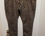 Levi&#39;s Women&#39;s 18W Brown Leopard Coin Pocket 720 High Rise Super Skinny ... - $35.64