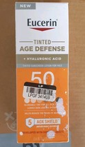 Eucerin Sun Tinted Age Defense SPF 50 Face Sunscreen Lotion 2.5 FL OZ Ex... - $9.99