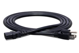 Hosa PWC-401.5 Power Cord, IEC C13 to NEMA 5-15P, 1.5 Feet - $16.21