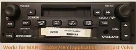 Semi truck tractor Delco Delphi FM cassette RDS radio.Volvo Mack International + - $30.00
