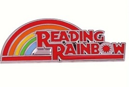 Reading Rainbow Metal Enamel Pin - New Reading Rainbow Tv Show Pin - £4.72 GBP