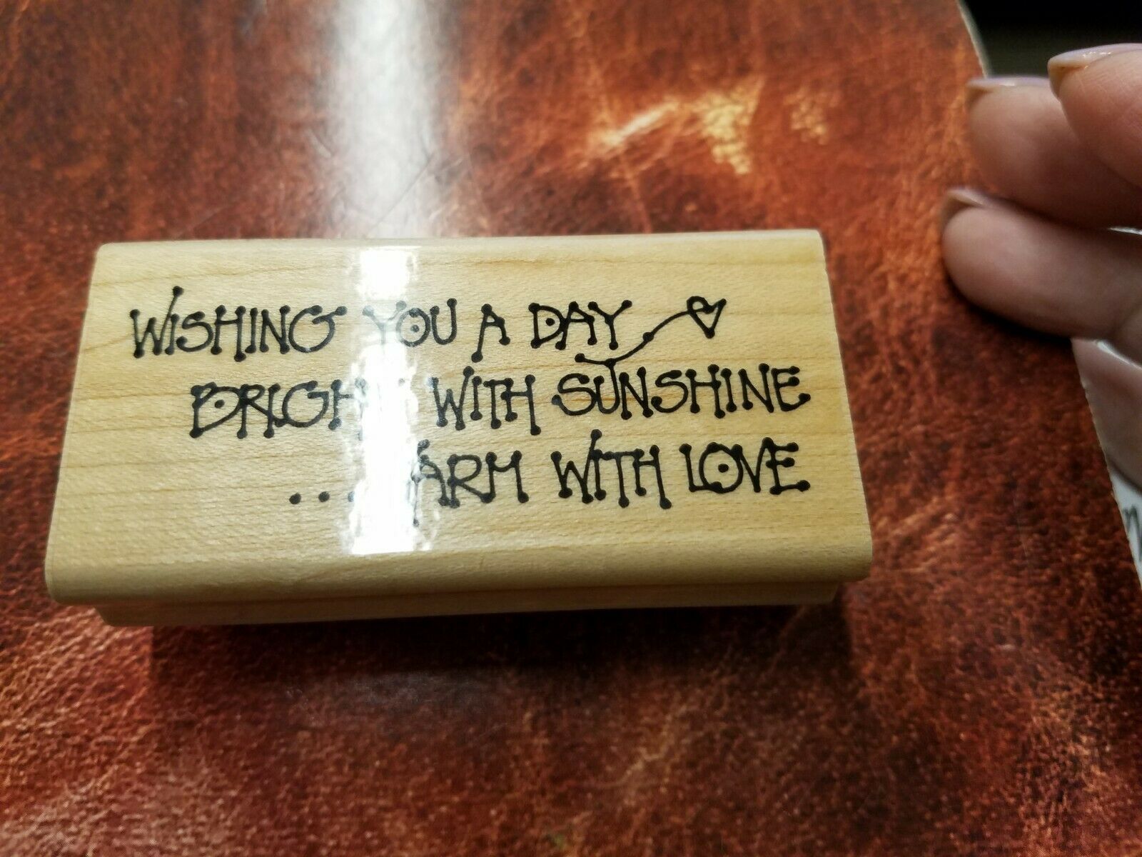 GREAT SELECTION OF WOOD & RUBBER SAYING STAMPS BUY MORE & SAVE! Item image 7