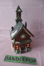 Department 56 North Pole Series Chapel Lighted Building Retired 1993 - £27.14 GBP