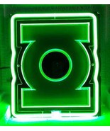 Green Lantern 3D Acrylic Beer Bar Neon Light Sign 11&#39;&#39; x 10&#39;&#39; - £155.58 GBP