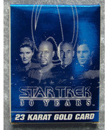 1996 Commemorative Star Trek 30 Years 23kt Gold Trading Card #1917 by Sk... - $61.54 CAD