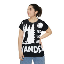 Wild Wanderer: All-Over-Print Short Sleeve Tee for Women - 95% Polyester &amp; 5% Sp - £31.36 GBP+