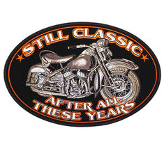 STILL CLASSIC MOTORCYCLE EMBRODIERED PATCH P5120 biker bikers novelty pa... - $8.12