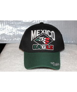 MEXICO EAGLE HECHO EN MEXICO AGUILA BASEBALL CAP ( BLACK &amp; GREEN ) - £9.02 GBP