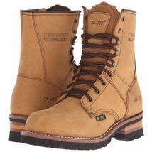 1740WP AdTec, Brown, Men&#39;s 9&#39;&#39; Brown Steel-Toed Logger Leather Boots ◉1 - £114.68 GBP