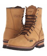 1740WP AdTec, Brown, Men&#39;s 9&#39;&#39; Brown Steel-Toed Logger Leather Boots ◉1 - £115.90 GBP