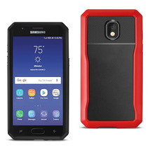 [Pack Of 2] Reiko SAMSUNG GALAXY J3 (2018) Full Coverage Shockproof Case In Red - £20.19 GBP