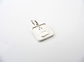 Tiffany &amp; Co Shopping Bag Charm Gift Bag Pendant Lexicon Excellent Silver Love - $248.00