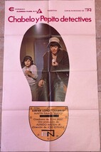 Vintage Mexican Lobby card CHABELO Y PEPITO DETECTIVES Movie Poster From... - $65.44