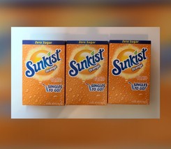 Sunkist Soda Orange Singles To Go Drink Mix 18-CT Bundle SAME-DAY Ship - $10.89