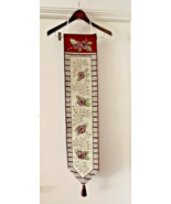 (2) Floral Rose Tapestry Bell Pull Wall Hanging Grandma Cottage Core Far... - £21.72 GBP