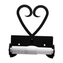 Village Wrought Iron Traditional Style Heart Toilet Tissue Holder - $21.95