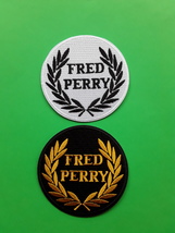 Fred Perry Tennis Wimbledon Champion Sports Clothing Embroidered Patches X 2 - £5.85 GBP