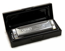 Brand New Harmonica 10 Holes Key of C with Protective Case Lightweight E... - $6.92