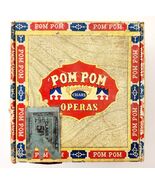 1940-50s Pom Pom Operas Cigars Box Tobacco Antique District Of Florida F14 - €34,33 EUR